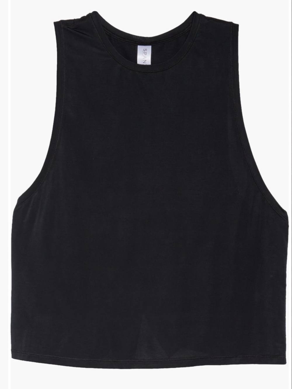 NEW NWT SPANX go lightly cropped tank top small workout Athlesiure